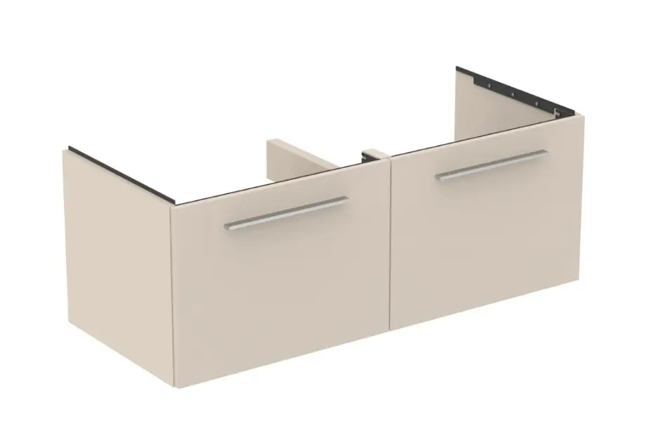 Levně Ideal Standard i.Life B - Umyvadlová skříňka 120x44x51 cm, 2 zásuvky, matná písková T5277NF