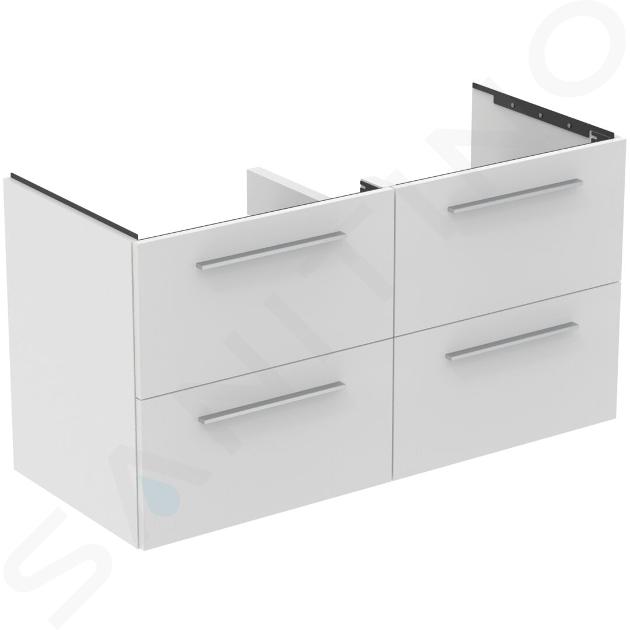 Ideal Standard i.Life B - Mueble de lavabo, 120x63x51 cm, 4 cajones, blanco mate T5278DU