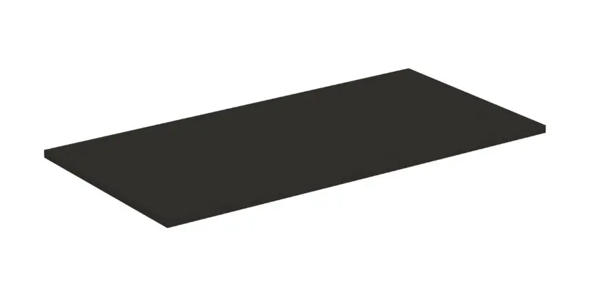 Levně Ideal Standard i.Life B - Deska pod umyvadlo, 100x51 cm, uhlově matná šedá T5283NV