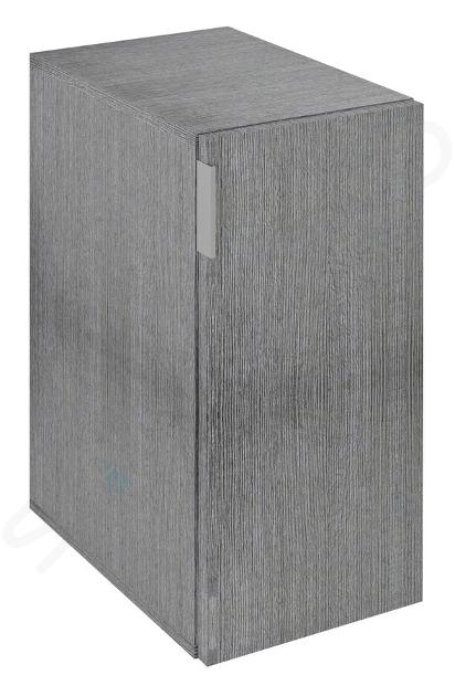 Sapho Cirasa - Armoire latérale, 30x64x46 cm, 1 porte L/P, chêne argenté CR301-1111