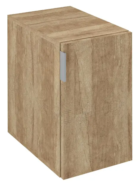 Sapho Cirasa - Страничен шкаф, 30x52x46 см, 1 врата ляво/дясно, дъб „Алабама“ CR302-2222