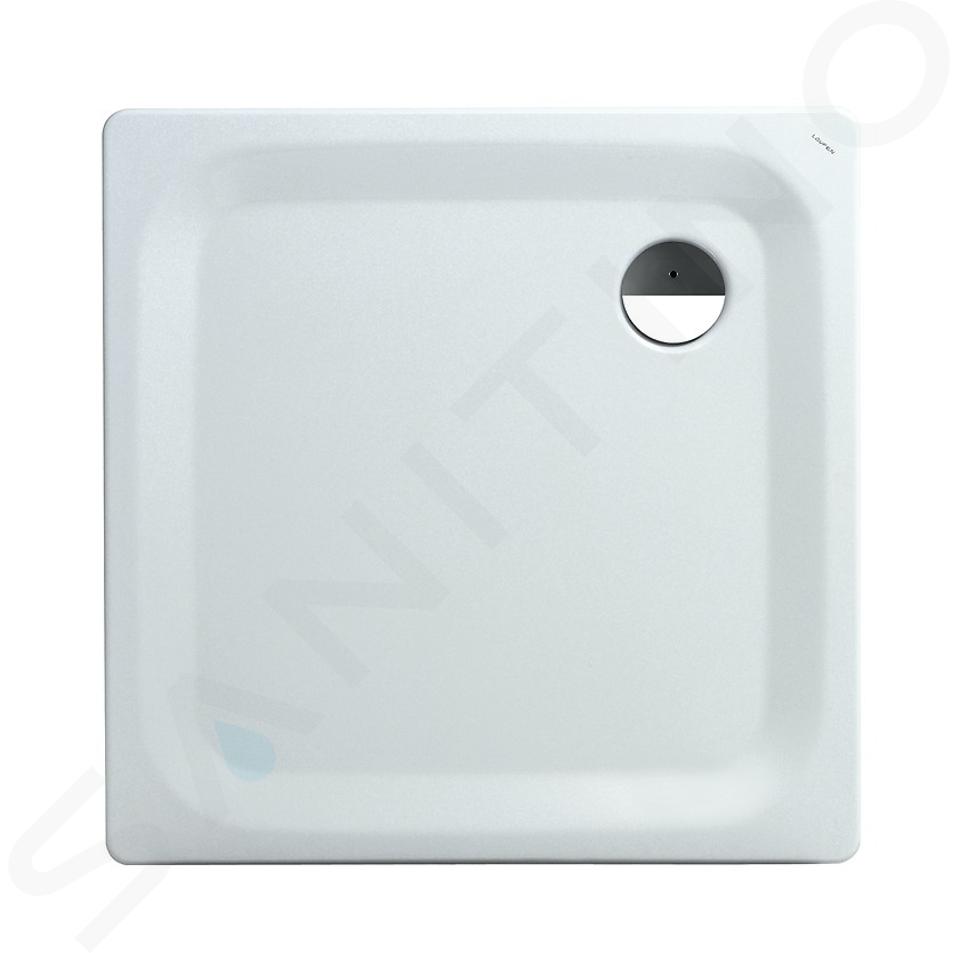 Laufen Platina - Douchebak met geluiddempende pads, 90x90 cm, antislip, wit H2150026000401