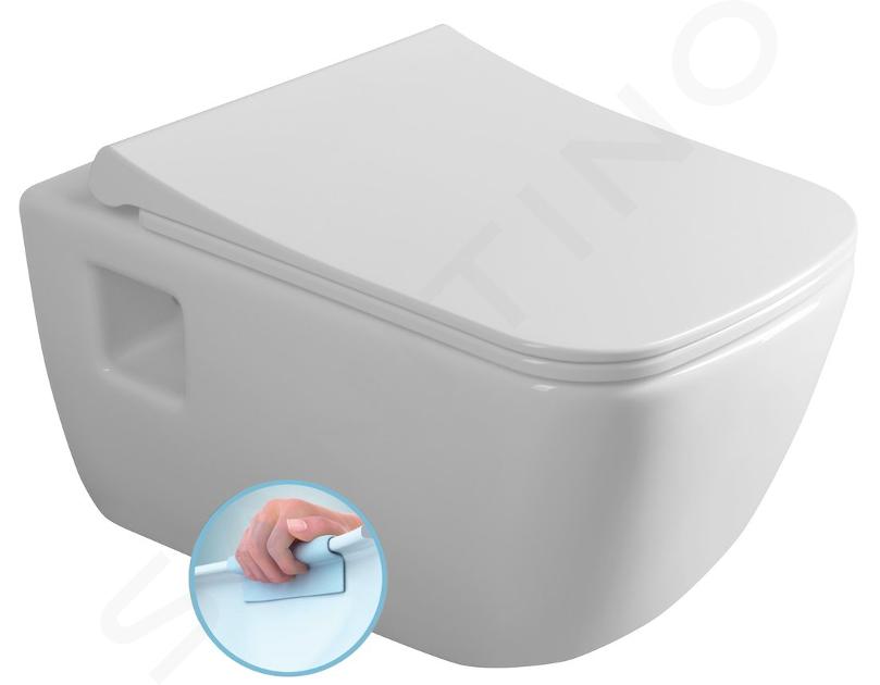 Bruckner Walter - Hangend toilet, Rimless, wit 201.502.0