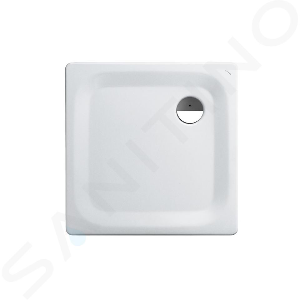 Laufen Platina - Douchebak met geluiddempende pads, 80x80 cm, wit H2150010000401
