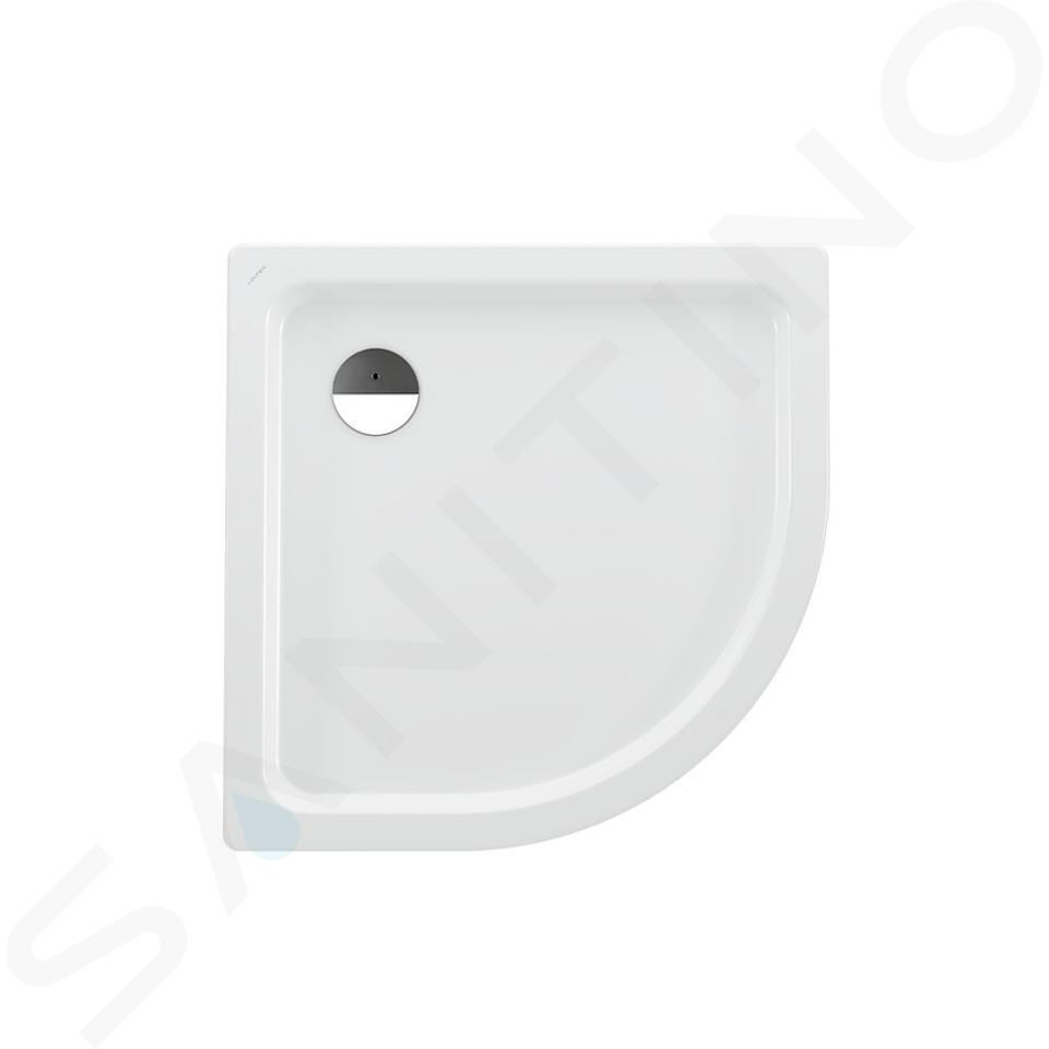 Laufen Platina - Douchebak met geluiddempende pads, 90x90 cm, wit H2150180000401