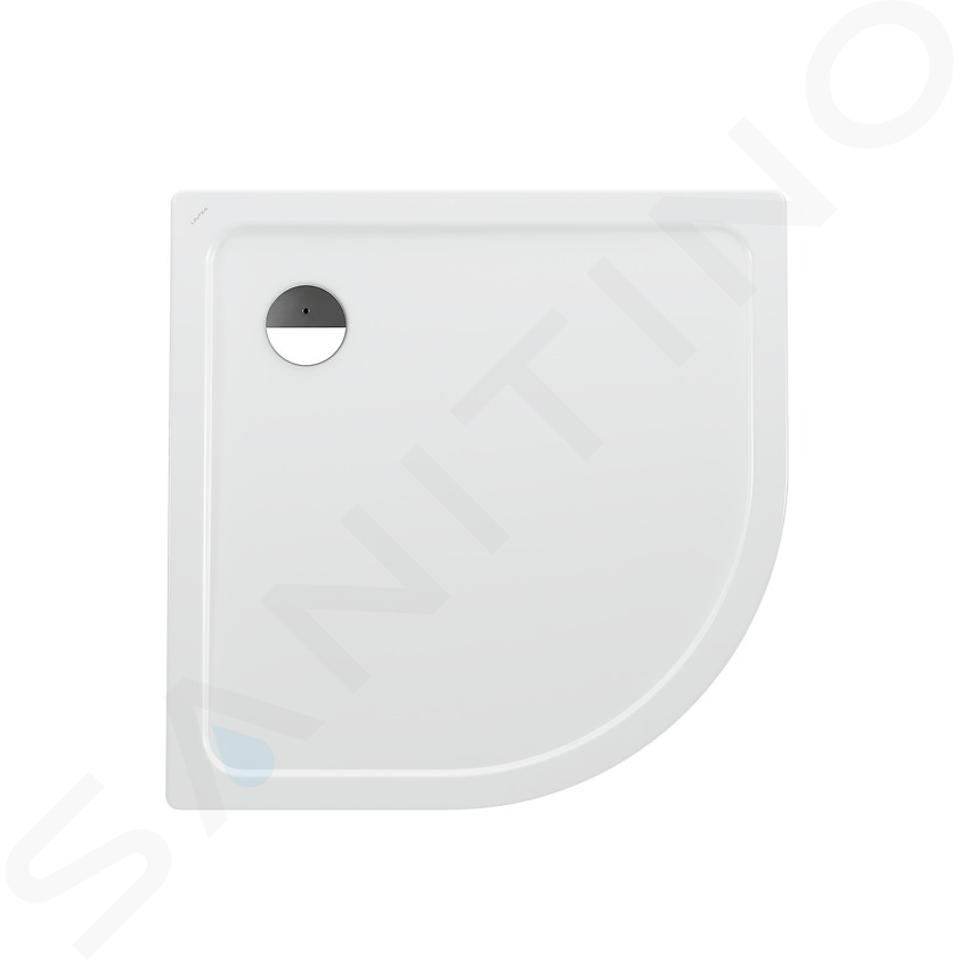 Laufen Platina - Douchebak 90x90 cm, met geluiddempende pads, Antislip, wit H2150086000401