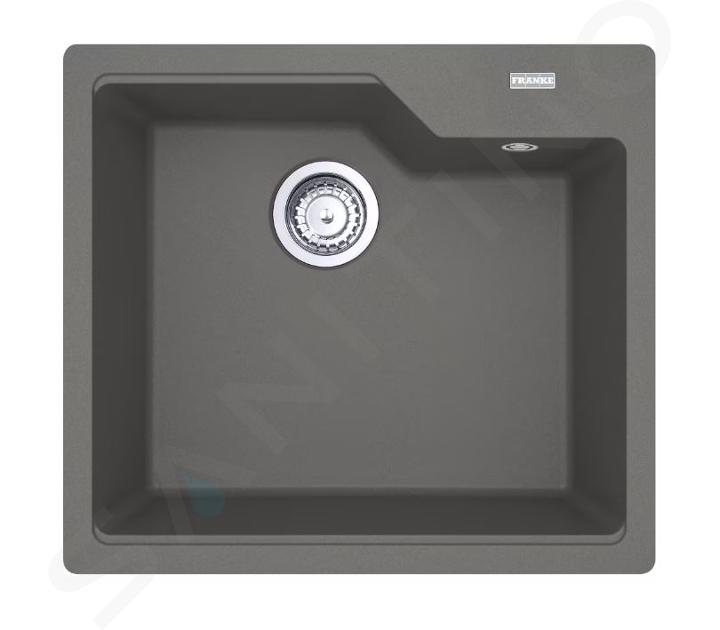 Franke Urban - Fragranit Küchenspüle UBG 610-56, 56x50 cm, grauer Stein 114.0700.070