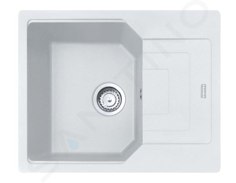 Franke Urban - Fragranit Küchenspüle UBG 611-62, 62x50 cm, eisweiß 114.0700.095