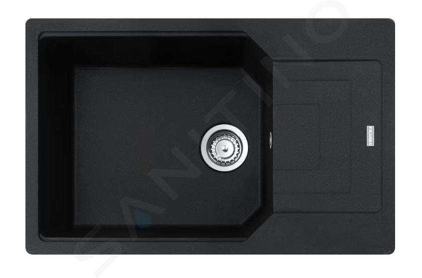 Franke Urban - UBG 611-78 BB fragraniet spoelbak, 78x50 cm, onyx 114.0700.105