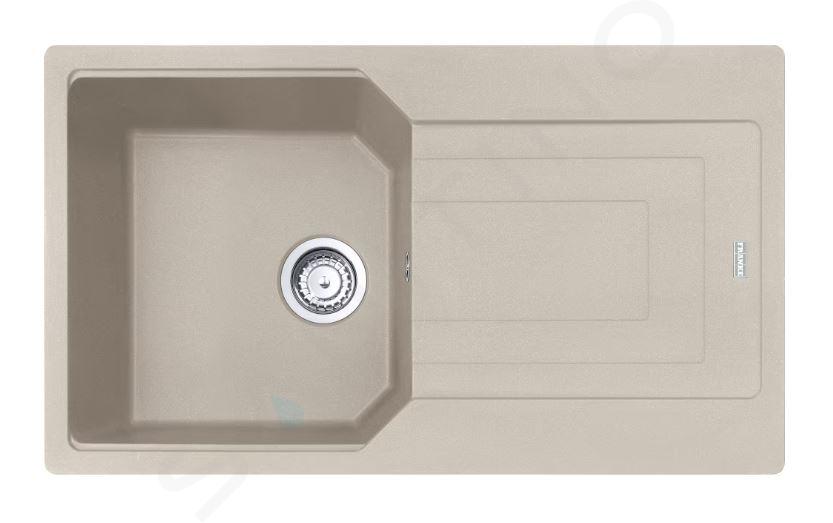 Franke Urban - Évier en fragranit UBG 611-86, 86x50 cm, sahara 114.0700.114