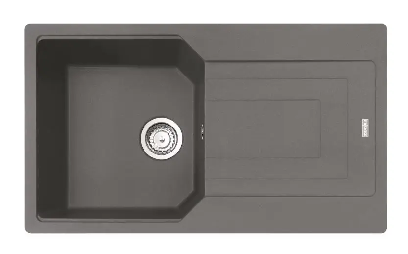 Lavello Da Incasso Franke Urban UBG 611-100 - In Granito Nero Opaco, 100x50 Cm - Foto 3