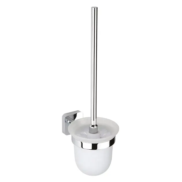 Sapho Insia - Wall-mounted toilet brush, with holder, chrome IS008