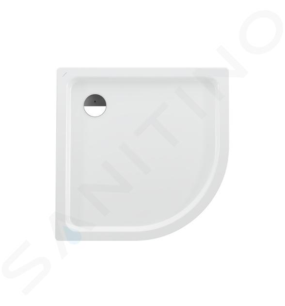 Laufen Platina - Douchebak met geluiddempende pads, 100x100 cm, wit H2150190000401