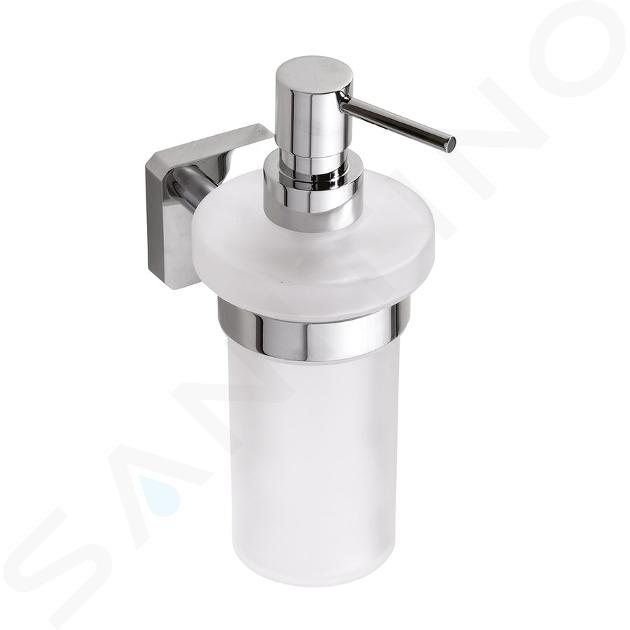 Sapho Insia - Dispenser di sapone liquido con supporto, cromo IS019