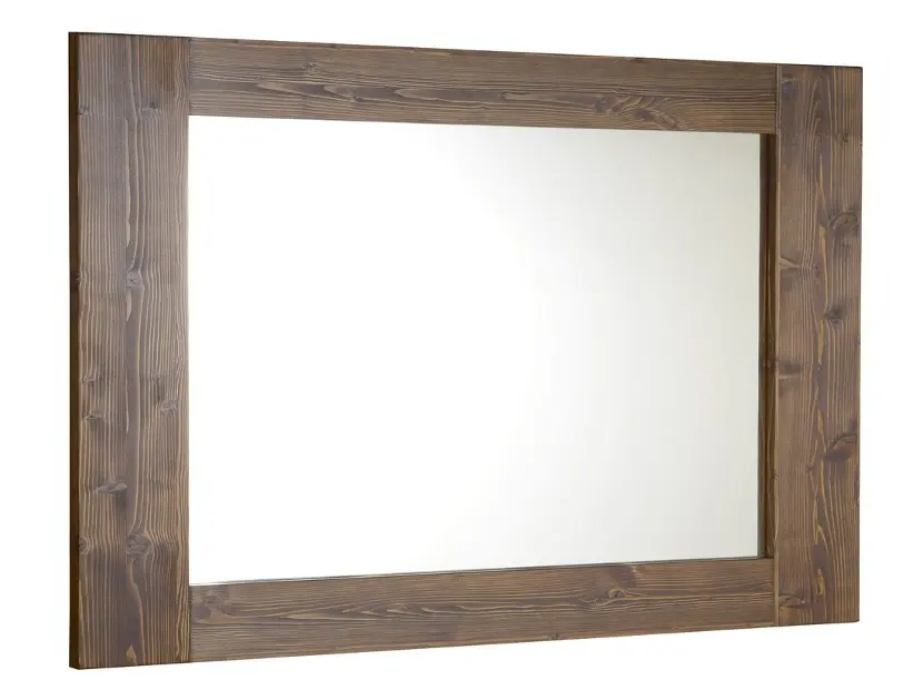 Sapho Brand - Miroir dans un cadre 100x80 cm, épicéa teinté BA056S