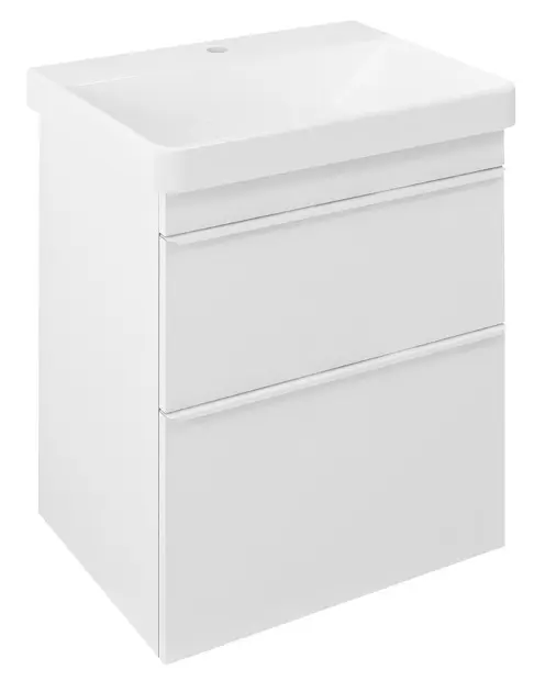 Sapho Sitia - Ormarić za umivaonik 70x56x44 cm, 2 ladice, mat bijela SI060-3131