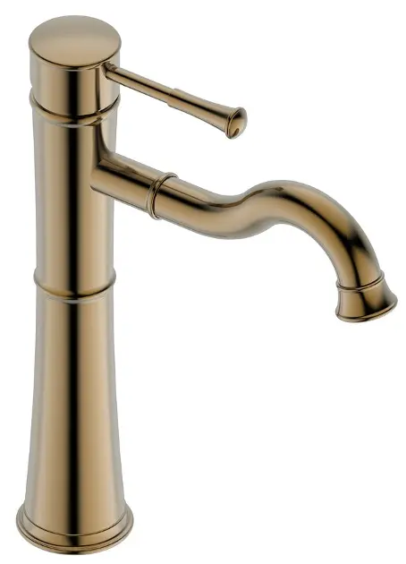 Kingston Brass Waschtischarmatur – Ölgeriebene Bronze, Kreuzgriffe, Inkl. Ablaufgarnitur
