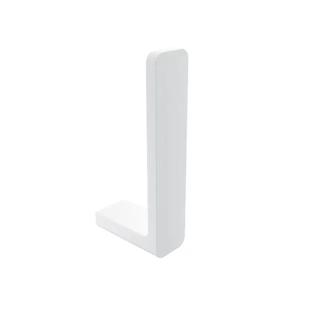 Asta Porta Carta Igienica Bianca | Mandrino A Molla In Plastica Di Ricambio | Universale Per Rotolo Standard | Accessorio Bagno Facile Installazione