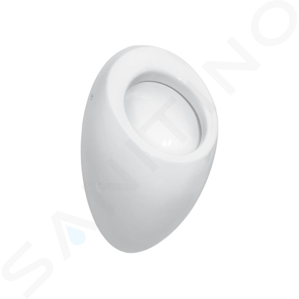 Laufen Il Bagno Alessi One - Urinario de extracción sin tapa, entrada de agua posterior, con LCC, blanco H8409754000001