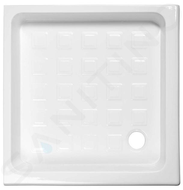 Sapho Kerasan Retro - Receveur de douche en céramique, carré 90x90x20 cm, blanc 133801