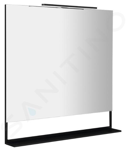 Sapho Erupta - Zrcadlo s LED osvětlením, 100x80 cm, černá ERU340