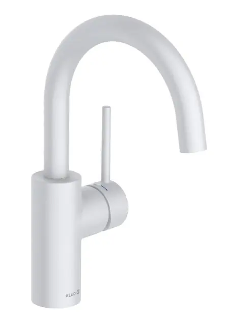 Kludi Bozz - Mitigeur de lavabo, blanc mat 380285376