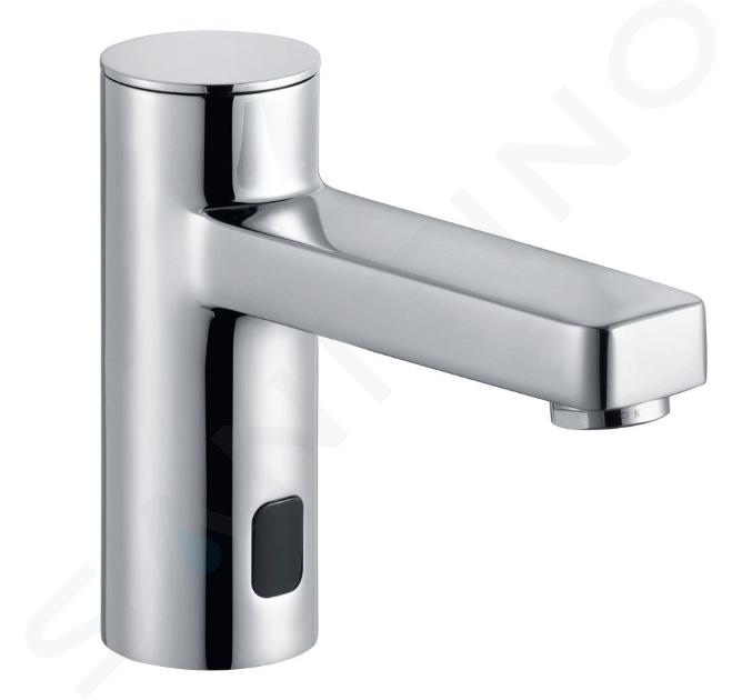 Kludi Zenta SL - Grifo automático de lavabo, alimentación por batería, cromo 3810005WR