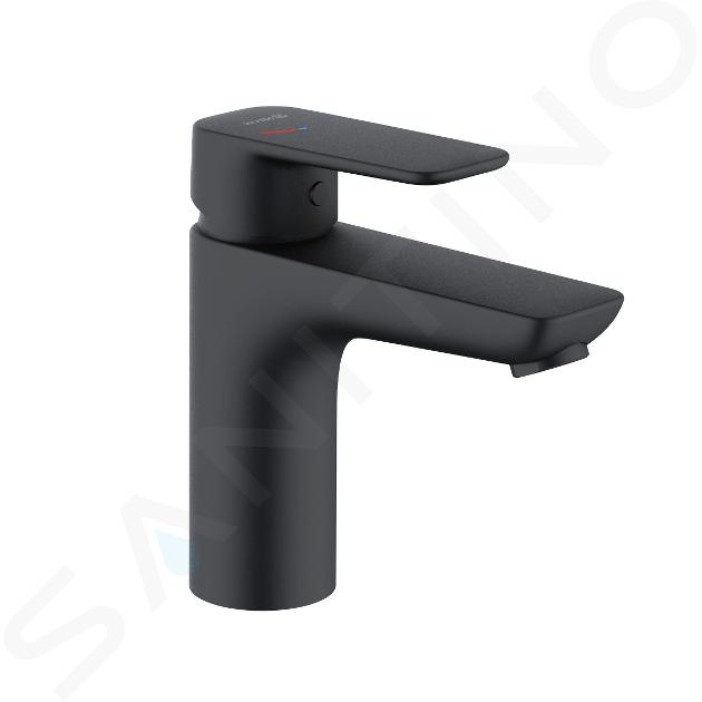 Kludi Pure&Style - Mitigeur de lavabo, EcoPlus, noir mat 401983975