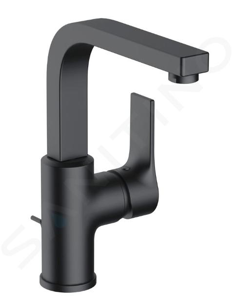 Kludi Zenta SL - Grifo de lavabo, con desagüe, negro mate 480273965