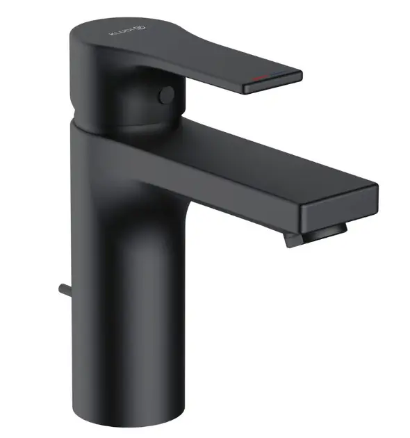 Kludi Zenta SL - Mitigeur de lavabo avec vidage, noir mat 482903965