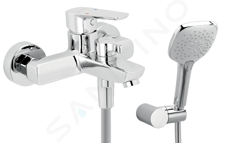 Novaservis Metalia 58 - Mitigeur de baignoire avec accessoires, chrome 58020,0