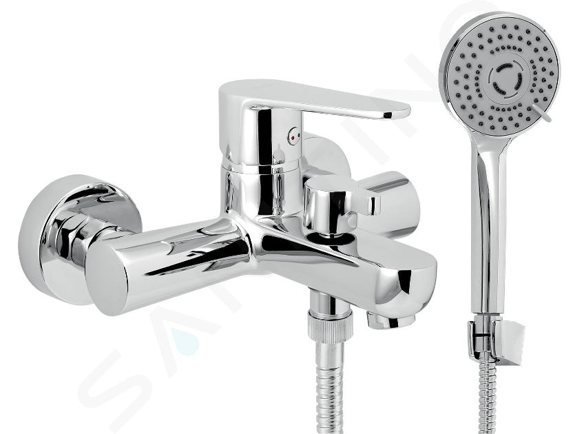 Novaservis Titania Fresh - Miscelatore per vasca da bagno con accessori, cromo 96021,0E