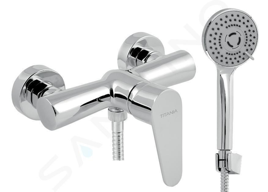 Novaservis Titania Fresh - Mitigeur de douche avec accessoires, chromé 96061,0E