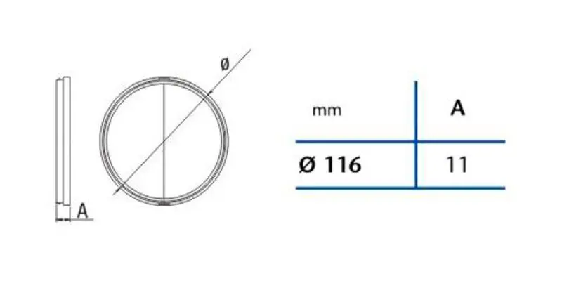 Sapho Cata B-Plus - Check valve 120 mm 01920600