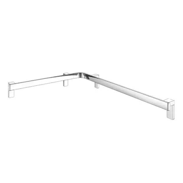 Keuco Axess - Barre de maintien 65x85 cm, d'angle, chrome 35011016801