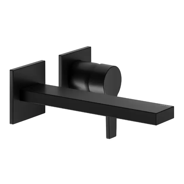 Keuco Edition 11 - Mitigeur de lavabo encastré, 2 trous, noir mat 51116370200