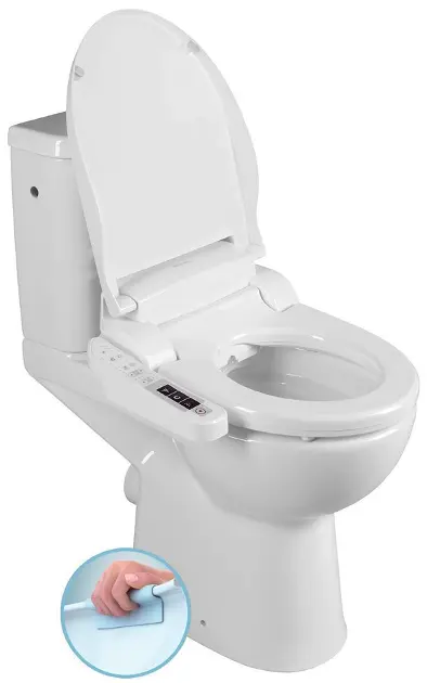 Sapho - Bidet électronique avec céramique, SoftClose, Rimless, DualFlush, blanc NB-1160D-1