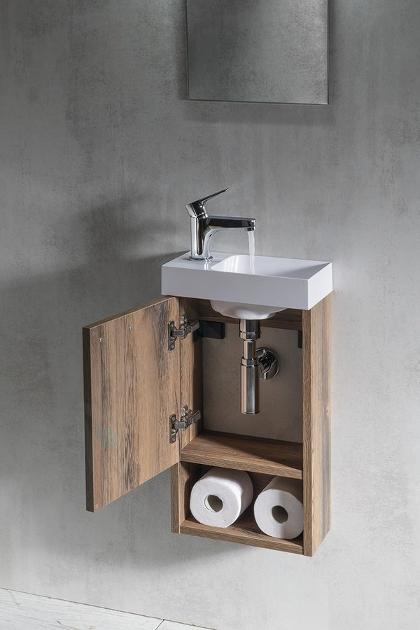 Sapho Omp Tea Minitoti - Sifone per lavabo, scarico 32 mm, cromo