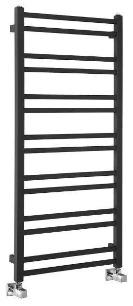 Sapho Metro Dos - Grijaći element 50 x 110 cm, 343 W, mat crna IR432TB