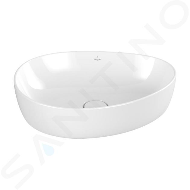 Villeroy & Boch Antao - Lavoar pe blat, 40x51 cm, CeramicPlus, alb alpin 4A7351R1