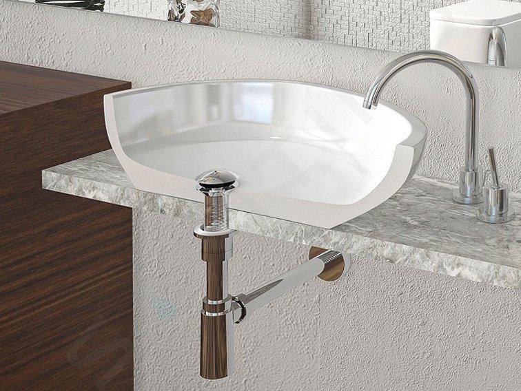 Sapho Accessoires - Bonde refermable pour lavabo sans trop-plein, Click  Clack, noir mat AR901