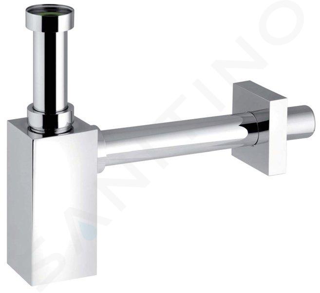 Sapho Piquadrato - Siphon de lavabo 1"1/4, sortie d'évacuation 32 mm, chrome 0510OT25K7