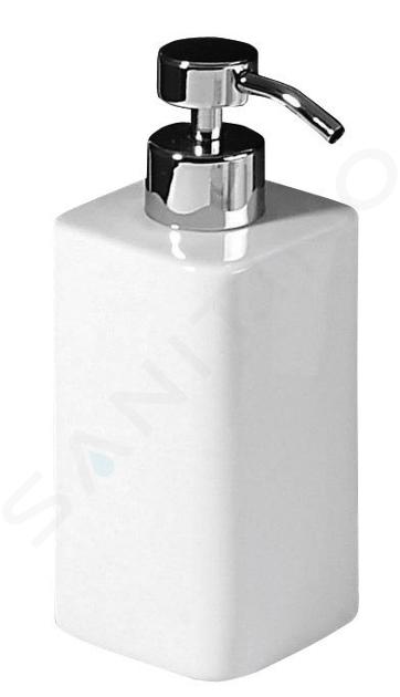 Sapho Accessoires - Sylvia zeepdispenser, staand, keramiek/chroom 1309-31