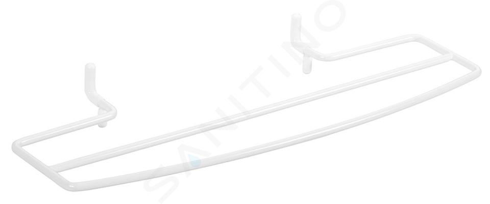 Sapho Accessoires - Handtuchtrockner für Heizkörper 21x60 cm, glänzend weiß 1306-09B