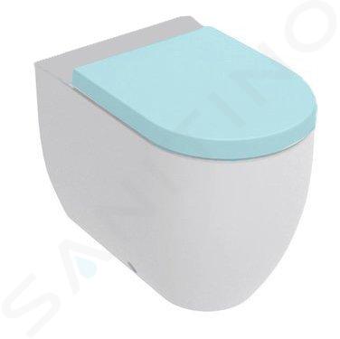 Sapho Kerasan Flo - Vaso WC monoblocco, scarico inferiore/posteriore, bianco 311701