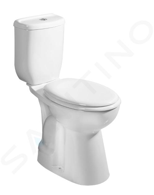 Sapho Sanitärkeramik - Kombi-WC, barrierefrei, Bodenablauf, weiß BD301.410.00