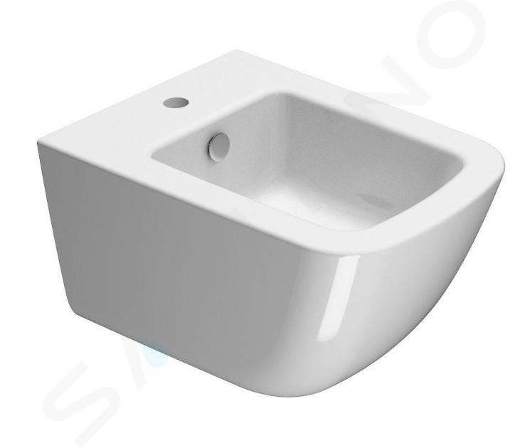Sapho GSI Sand - Bidet závěsný 500x370 mm, ExtraGlaze, bílá 9064111