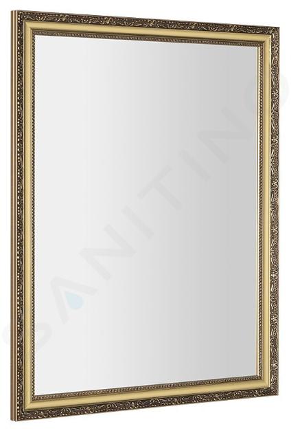 Sapho Bohemia - Specchio con cornice in legno 686x886 mm, oro NL483