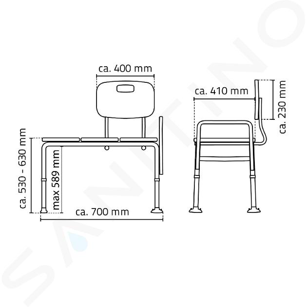 Ridder Asiento de bañera