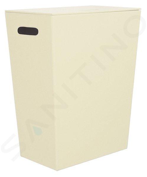 Sapho Eco Pelle - Koš na prádlo 43x26x48 cm, béžová 2462CR